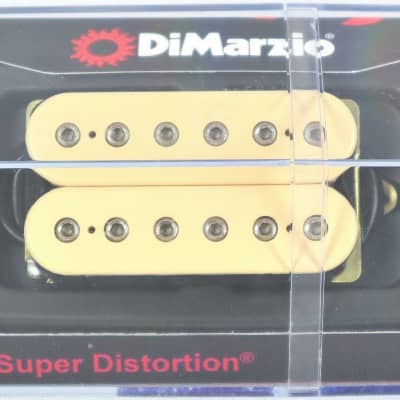 DiMarzio DP100-CR Super Distortion Cream Humbucker Electric Guitar Pickup image 1