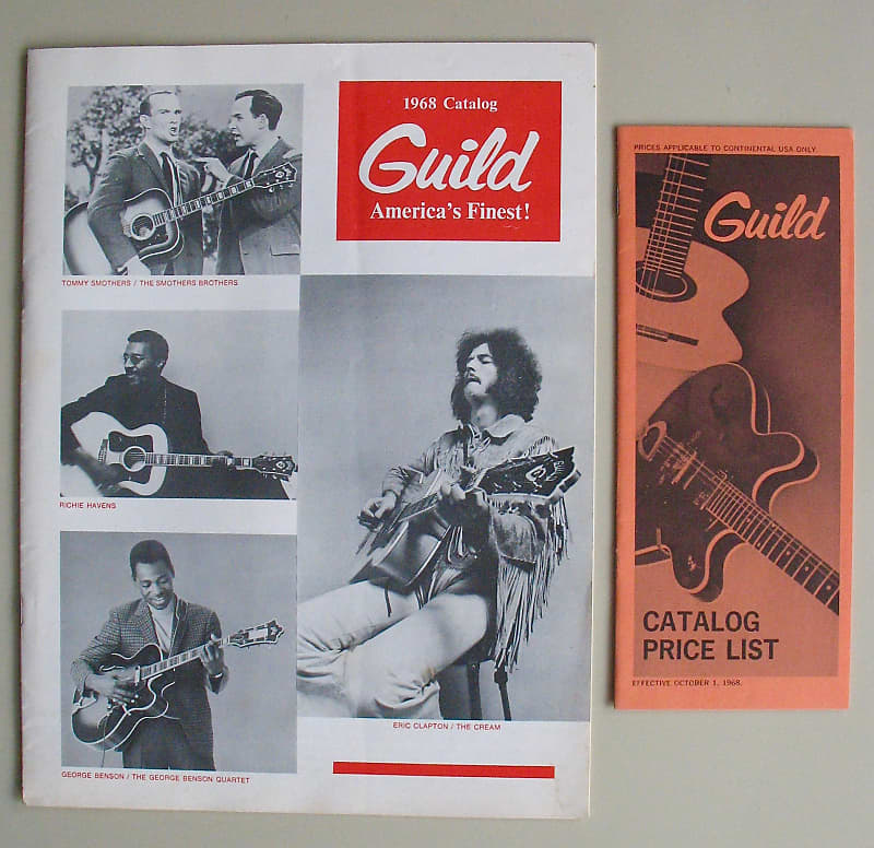 Guild Catalog 1968 Reverb