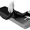 On-Stage 61-76-Key Keyboard Dust Cover, Black