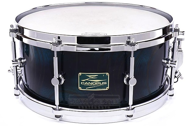 Canopus Zelkova Snare Drum 14x6.5 Limited Gunjo Lacquer