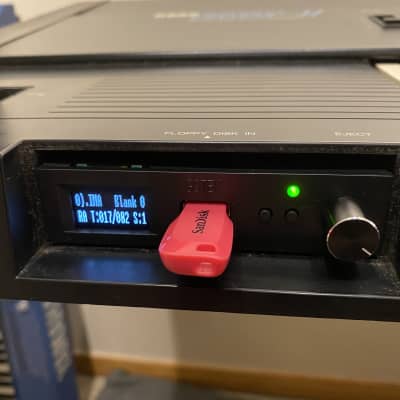 USB Floppy Emulator for the Korg DSS-1 or DSM-1 with rotary knob & pre-loaded 16gb USB Drive