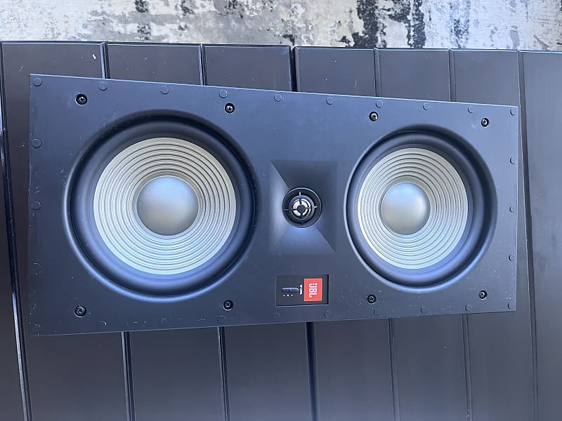 JBL - Studio 2 Dual 8&quot; 2-Way In-Wall Speaker - Black  			