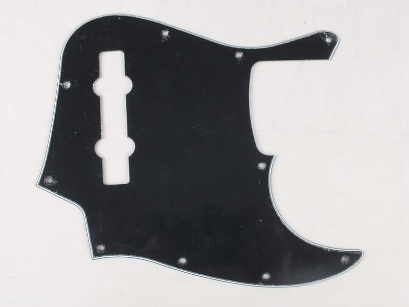 Black Bwb 5 String Jazz Bass Scratch Plate Pickguard To Reverb Uk