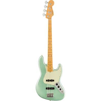 Fender American Professional II Jazz Bass MN (Mystic Surf Green) - 4-String Electric Bass for sale