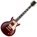 ESP Kirk Hammett KH-DC Guitar in See Thru Black Cherry w/Case