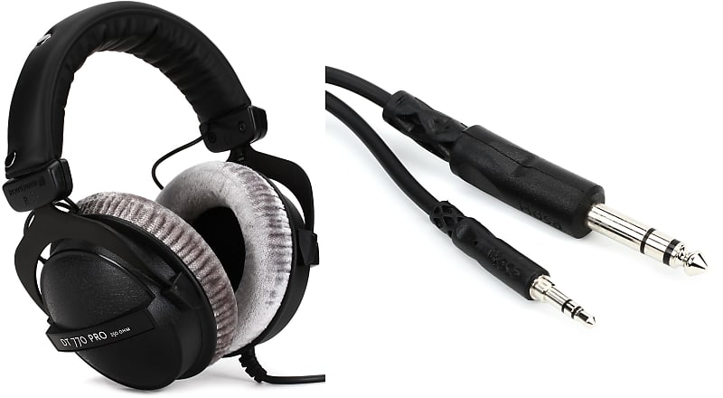 beyerdynamic Noise-Canceling Over-Ear Headphones, Black, DT 770 PRO 250 OHM  