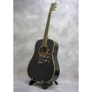 Yamaha DW-8 Dreadnought Acoustic Guitar Black | Reverb
