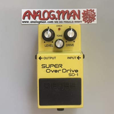 Boss SD-1 Super Overdrive w/ Keeley GE Mod | Reverb