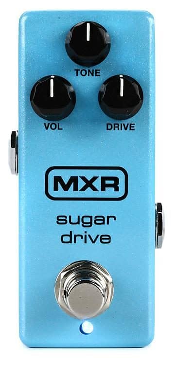 MXR Sugar Drive Mini Overdrive Effect Pedal image 1