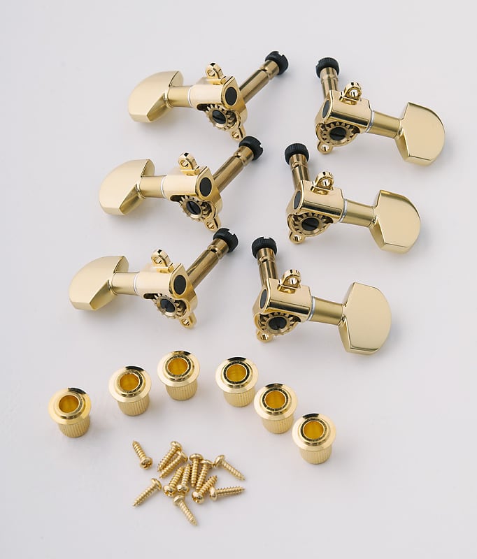 PRS Phase III Locking Tuning Keys (6) - GOLD, #ACC-4363S-G image 1