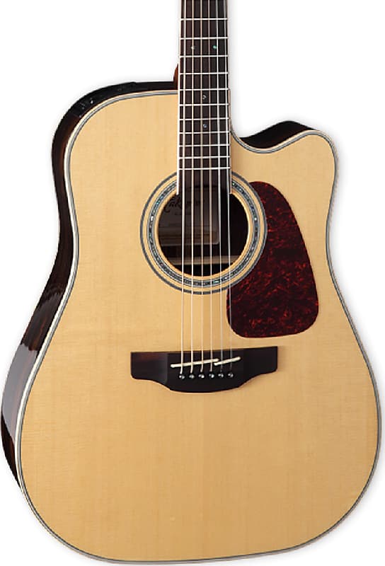 Takamine GD90CEZC Dreadnought Acoustic-Electric Guitar, Natural w/ Gig Bag image 1
