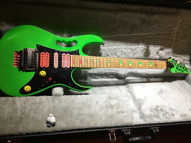 ibanez jem lng lochness green jem 777 1987 green image 1