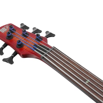 Ibanez Bass Workshop SRD905F Fretless 5-String Bass - Brown Topaz Burst image 8
