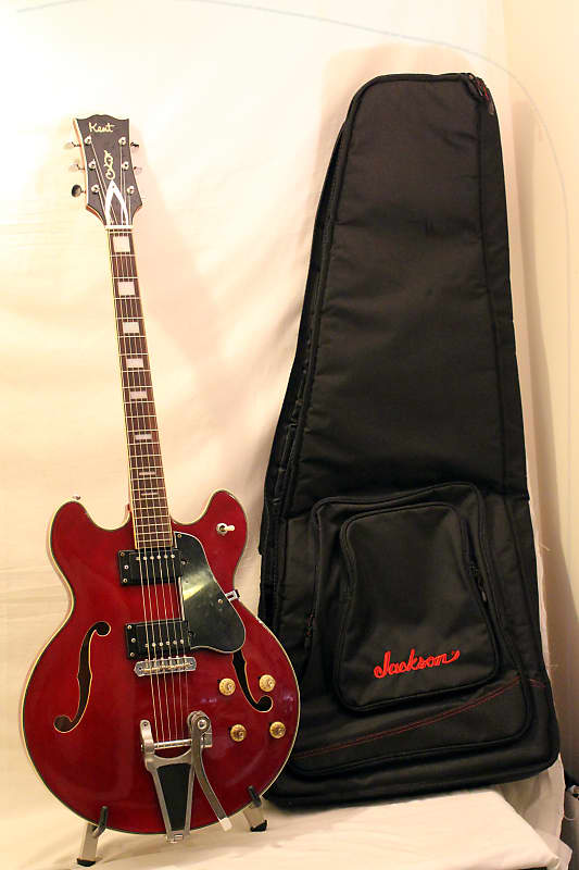 Kent hollow body vintage electric guitar made in Japan in the Reverb