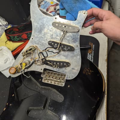 Used Edwards E-SE-108 Electric Guitar with Custom Eric Clapton Relic Modification and Gig Bag image 17