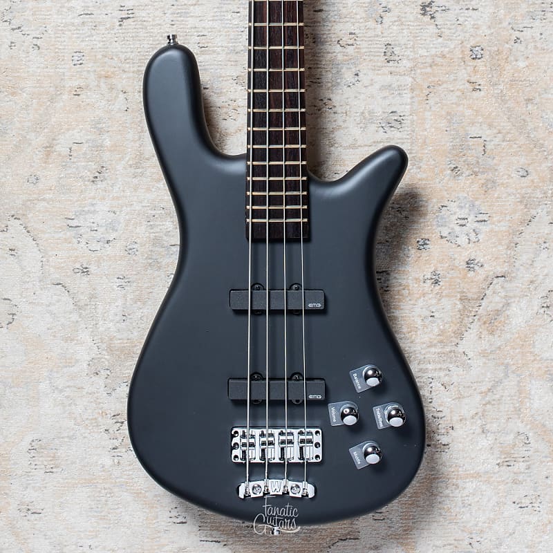 Warwick RockBass Artist Line Robert Trujillo, 4-String - Solid Black Satin