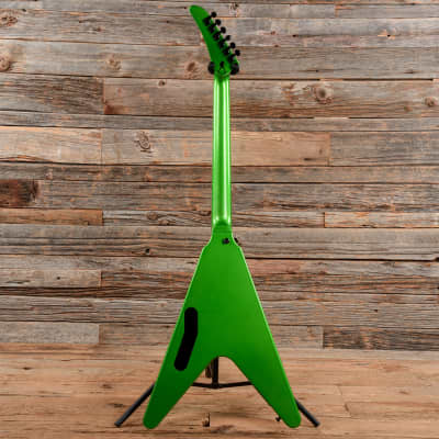 Gibson Dave Mustaine Signature "Rust in Peace" Flying V EXP Alien Tech Green 2022 image 4