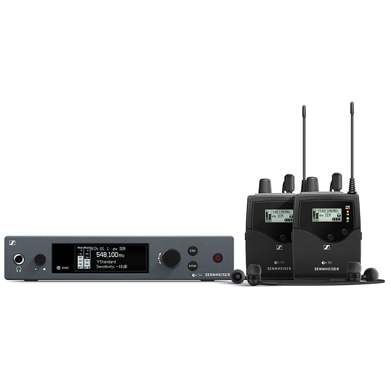 Sennheiser ew IEM G4-TWIN Wireless In-Ear Monitor System Band A1 (470-516 MHz) image 1