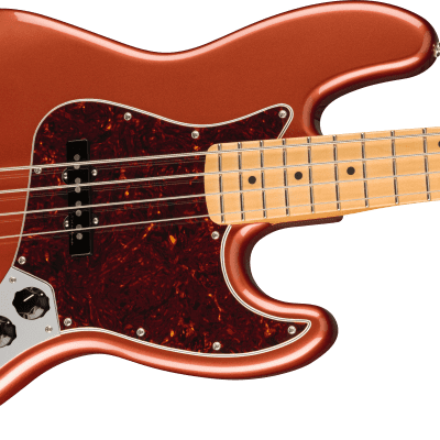 Fender Player Plus Jazz Bass with Maple Fretboard 2021 Aged Candy Apple Red for sale