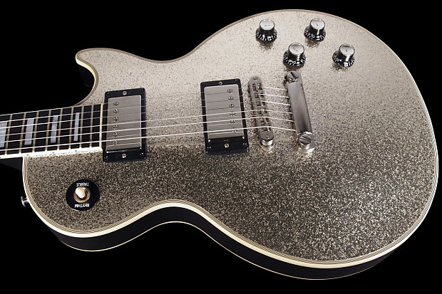 Gibson les paul custom silver sparkle deals