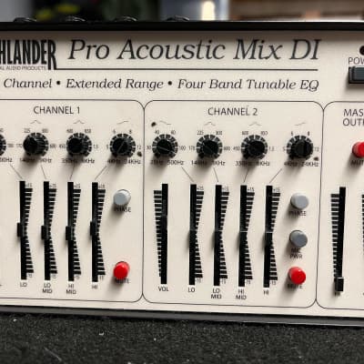 Highlander PAMDI - Pro Acoustic Mix DI 2 channel Preamp and Power Adapter |  Reverb