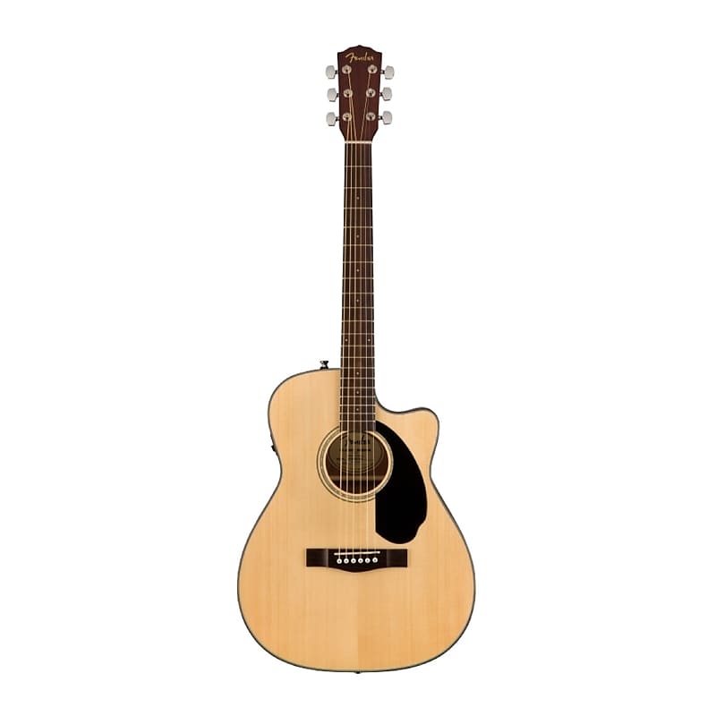 Fender CC-60SCE Concert 6-String Acoustic Guitar (Natural) image 1