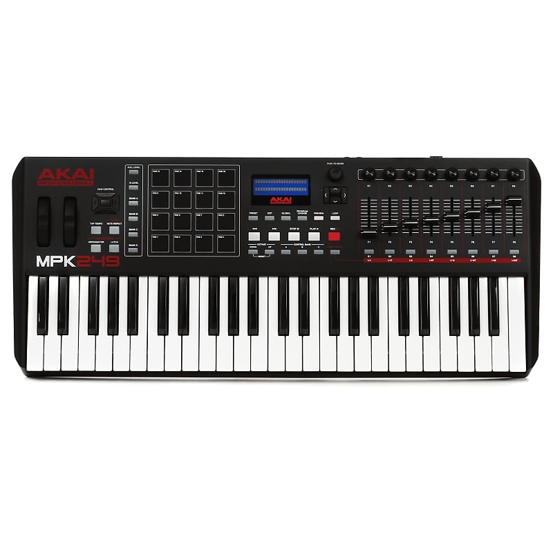 Akai MPK249 USB MIDI Pad Amp Keyboard Controller Reverb