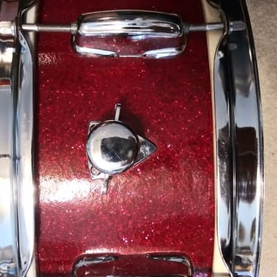 Majestic De Luxe Vintage 1960s Snare With Case, Stand, Practice Pad image 7