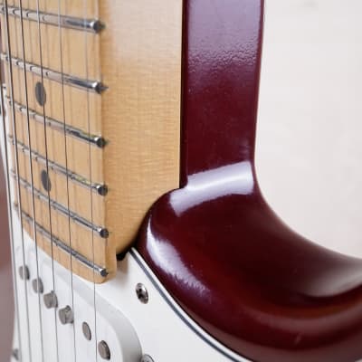 Fender Highway One Stratocaster 2002 Crimson Red Transparent w/ Hard Case image 18