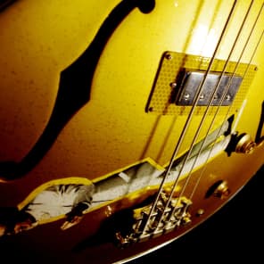 Epiphone Jack Casady Signature Bass 2000 Metallic Gold image 22