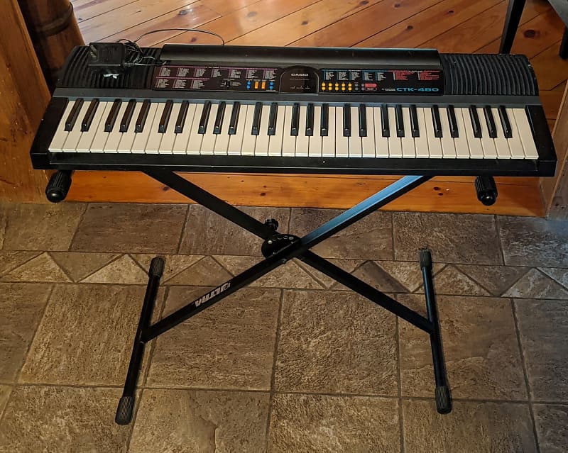 Casio CTK-480 Keyboard Piano w/stand | Reverb