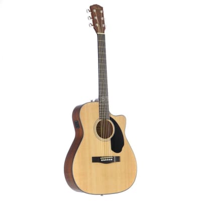 Fender CC-60SCE Concert Acoustic-Electric Guitar Natural image 5