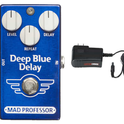 Mad Professor Deep Blue Delay + Gator 9V Power Supply Combo image 1