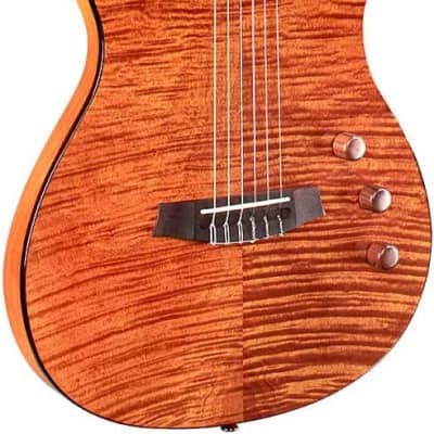 Cordoba Stage Amber - Semi Hollow Body Nylon String Acoustic Electric - 2023 image 1