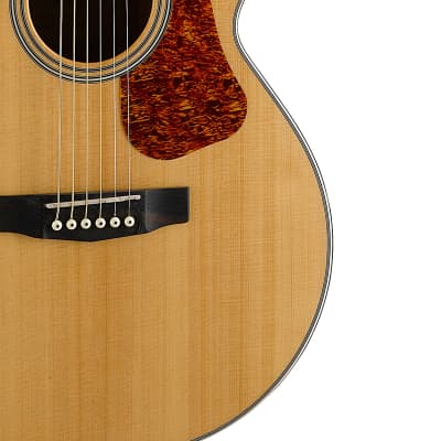 Cort L100FNS Luce Series Solid Spruce Top Fishman Isys 6-String Acoustic-Electric Guitar - Natural image 4