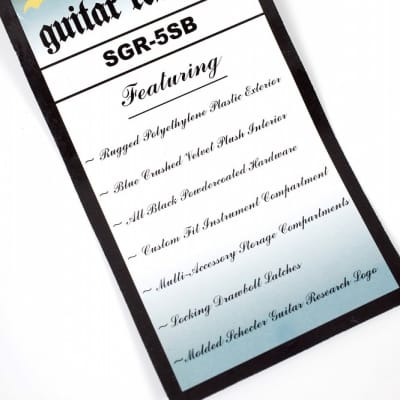 Schecter SGR-5SB Stiletto Hard Shell Case for Studio, Custom, Session 4,5,6,8 String Bass guitars image 4