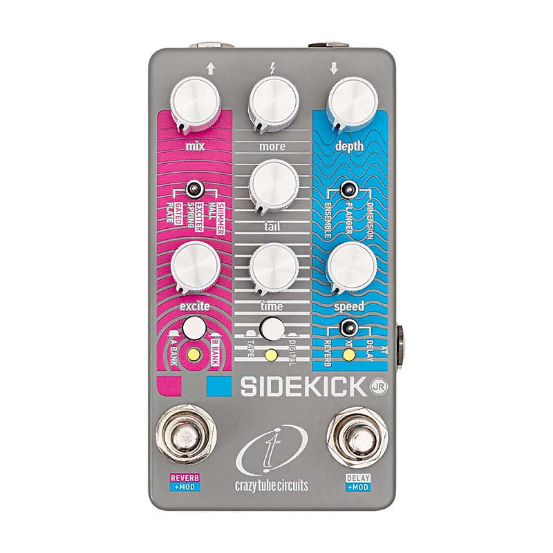 ギター SIDEKICK JR Crazy Tube Circuits Sidekick JR Modulation/Delay/Reverb