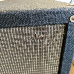 Early 70's Sunn 610s 6x10” Speaker Cabinet, Eminence Speakers, Casters, Guitar/Bass, Angled Baffle image 2