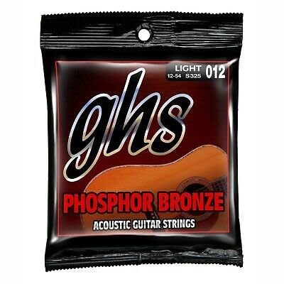 GHS Phosphorus Bronze Light Acoustic Strings 12-54