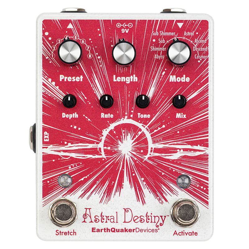 Earthquaker Devices Astral Destiny Modulated Octave Reverb Guitar Effects Pedal image 1