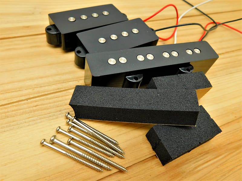 G.M. PJ90 Dual PJ Bass Pickup Set Ceramic Reverb