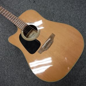 Takamine Pro P1DC-LH Left-Handed Acoustic-Electric Guitar Natural image 2