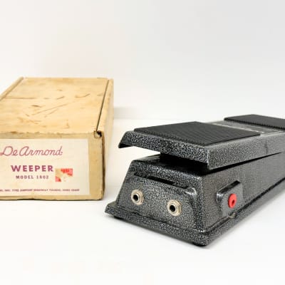 Vintage DeArmond Weeper Wah Model 1802 - Excellent Condition in Original Box, 9V DC Jack Installed for sale