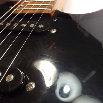 Memphis 302B 80's Black Guitar (((Very Nice))) image 13