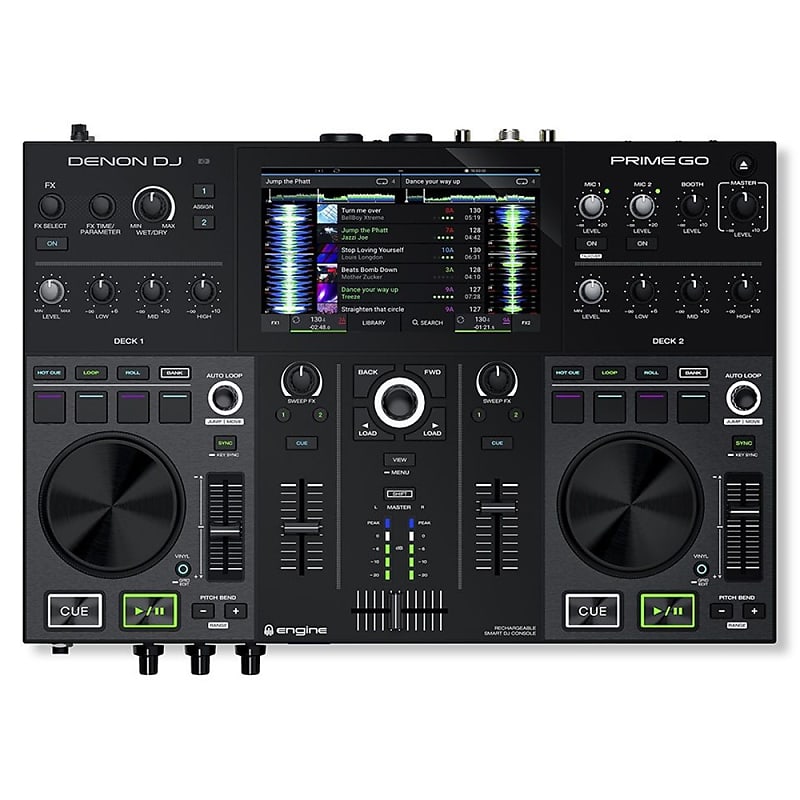 Denon DJ Prime Go 2-Deck Rechargeable Smart DJ Console with 7” Touchscreen image 1