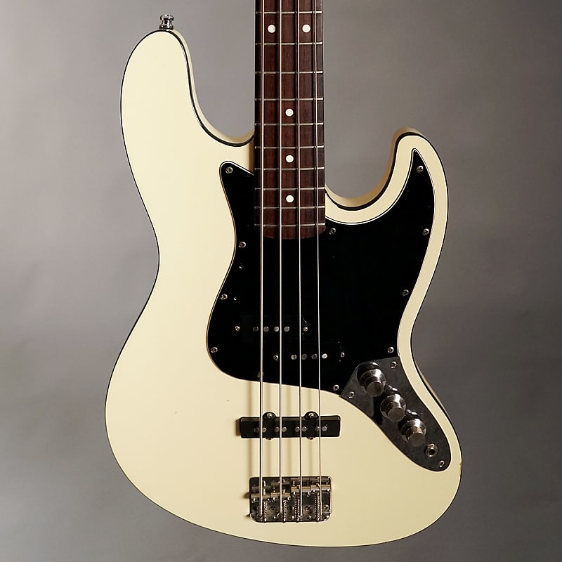 Fender AJB Aerodyne Jazz Bass - Olympic White | Reverb