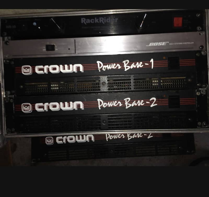 Crown Power Base 1 2Channel Power Amplifier Reverb