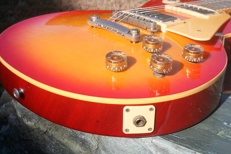 1993 Burny RLG 70 Super Grade 59 Model Cherry Sunburst+Gig
