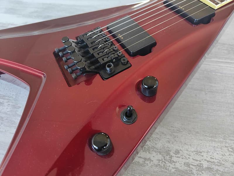 1990's Edwards Japan (by ESP) E-C-98V Flying V (Red) | Reverb 1990's Edwards Japan (by ESP) E-C-98V Flying V (Red) | Reverb