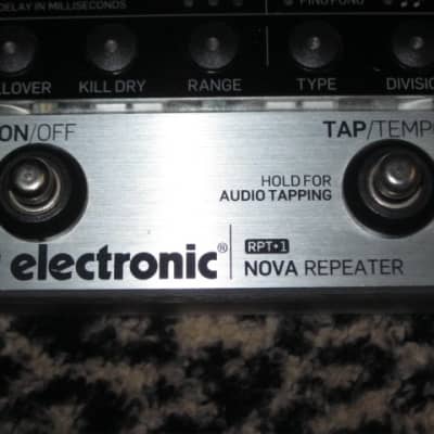 used TC Electronic Nova Repeater RPT-1 (delay with modulation & tap tempo) + original 12v adapter & strings (NO box / NO paperwork) image 3